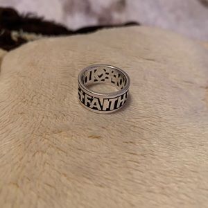 Jame Avery Hope+love+faith ring. Used.